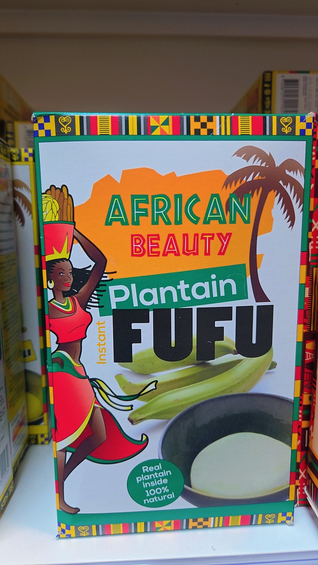 Fufu plantain non mûre 1 kg