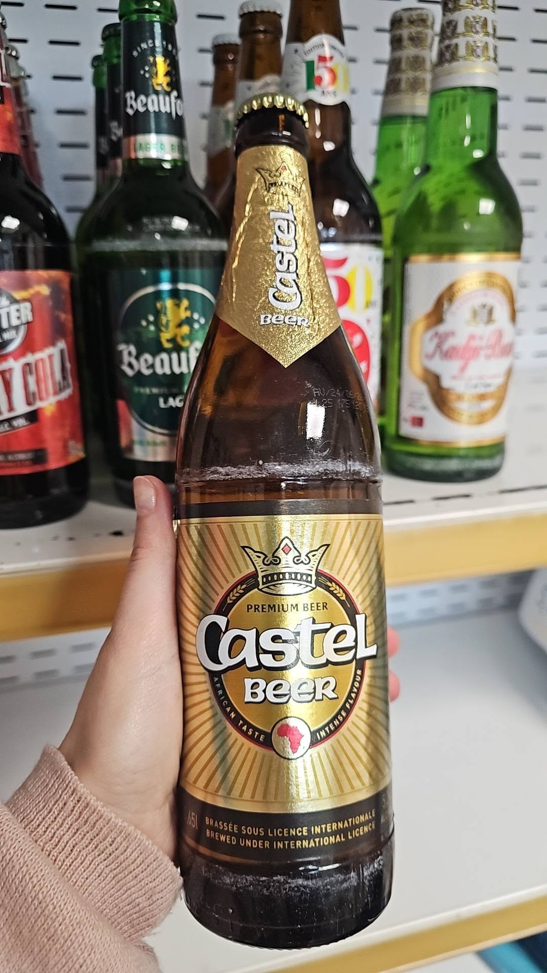 Bière blonde Castel