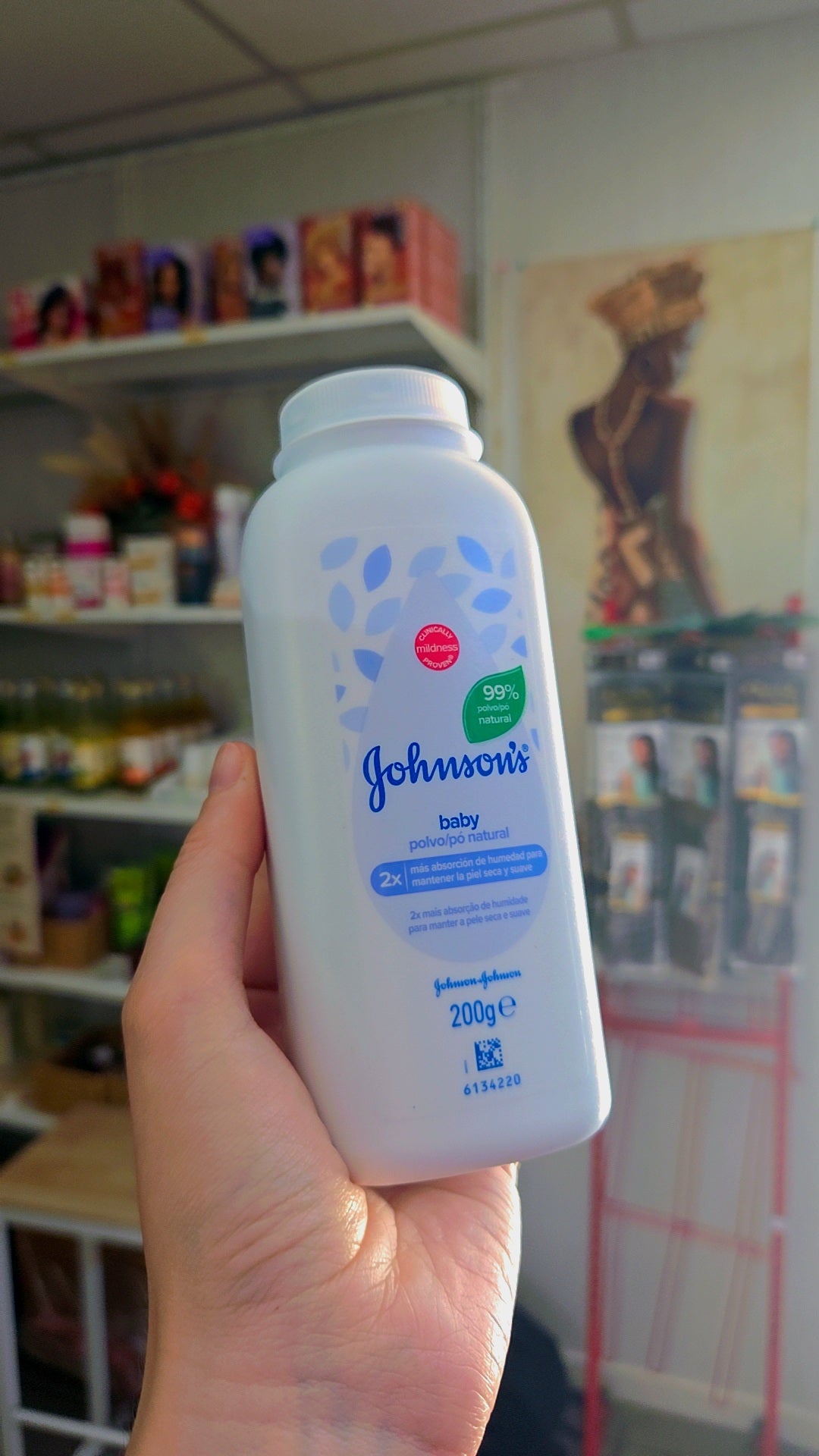 Talc bebe Johnson's 200 gr