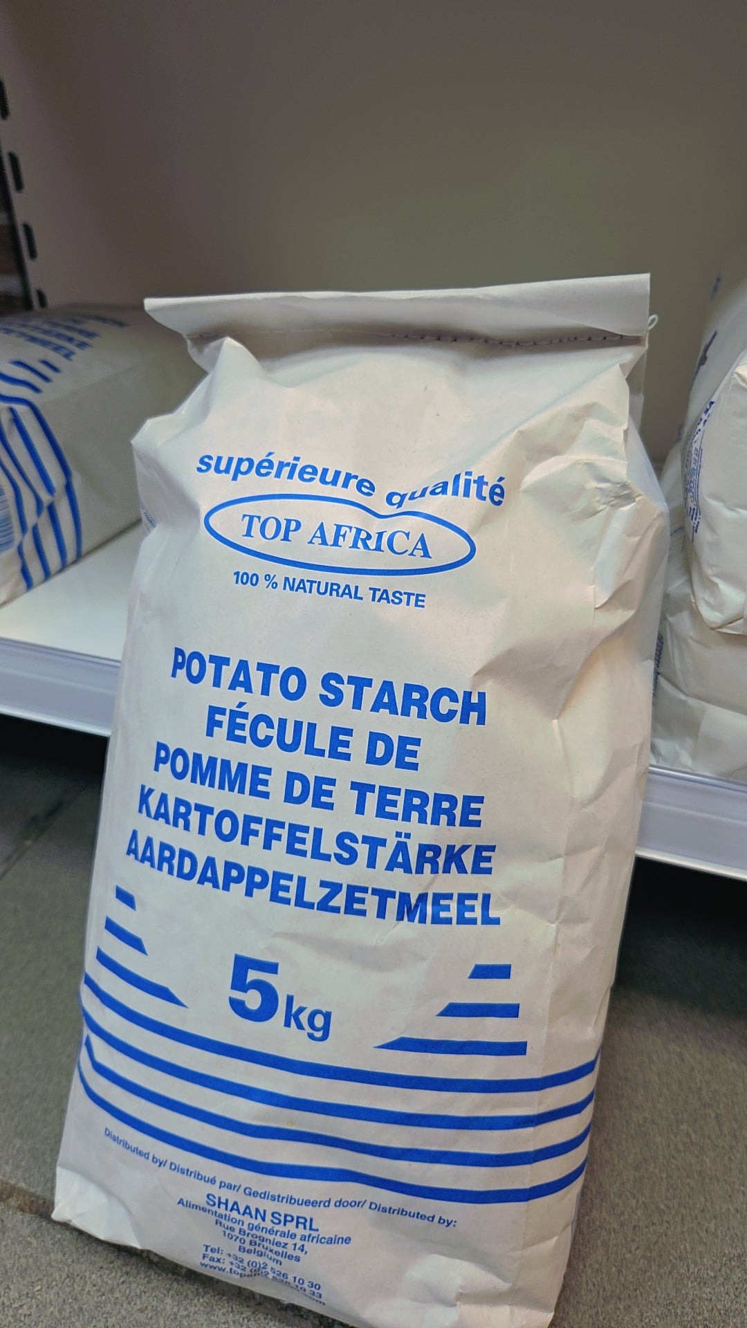 Fécule de pommes de terre 5 kg