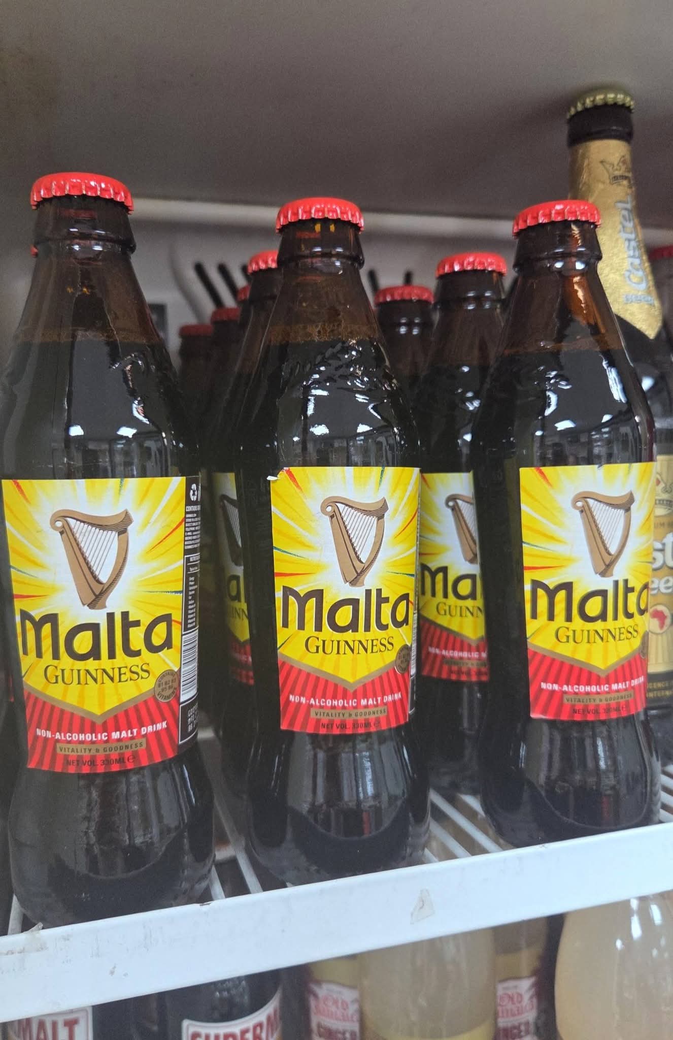 Malta Guiness en verre