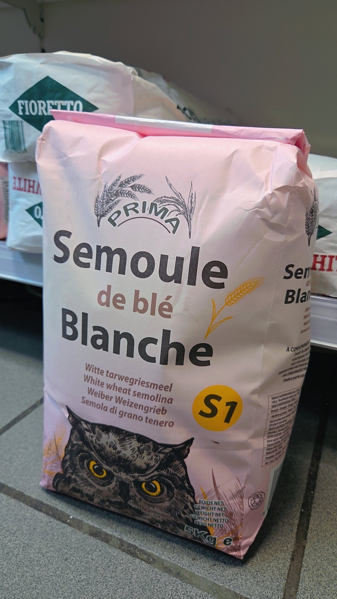 Semoule fine S1 blanche