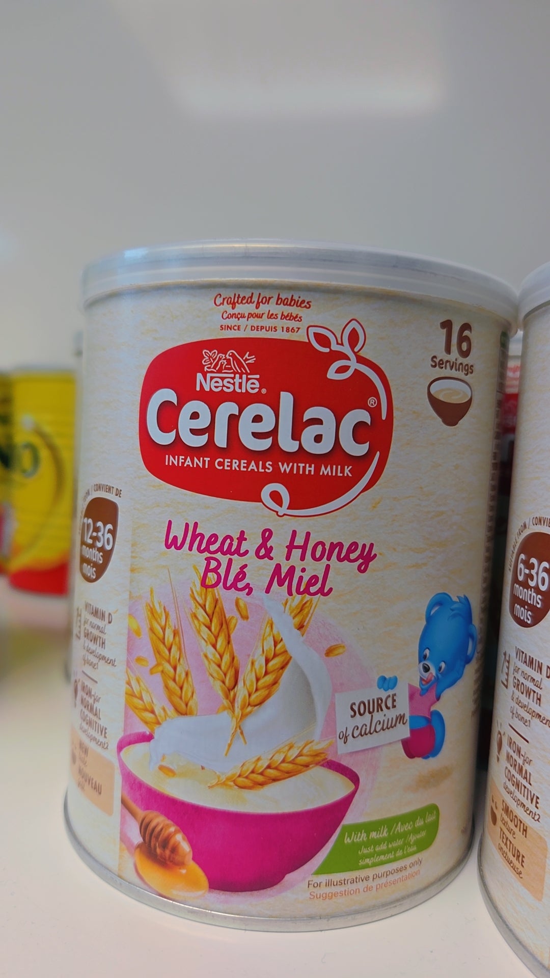 Cerelac petit format Miel et blé
