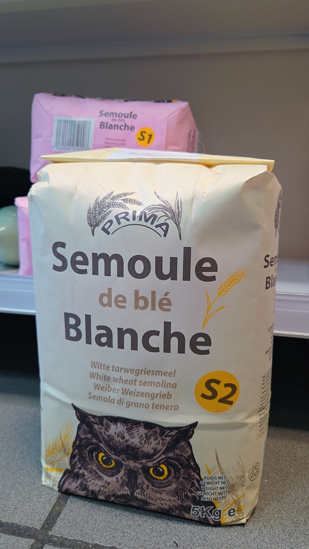 Semoule fine S2 blanche