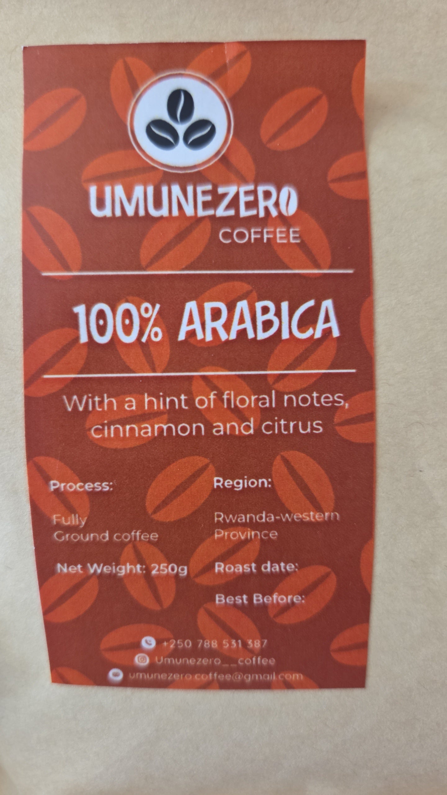 Café moulu du Rwanda