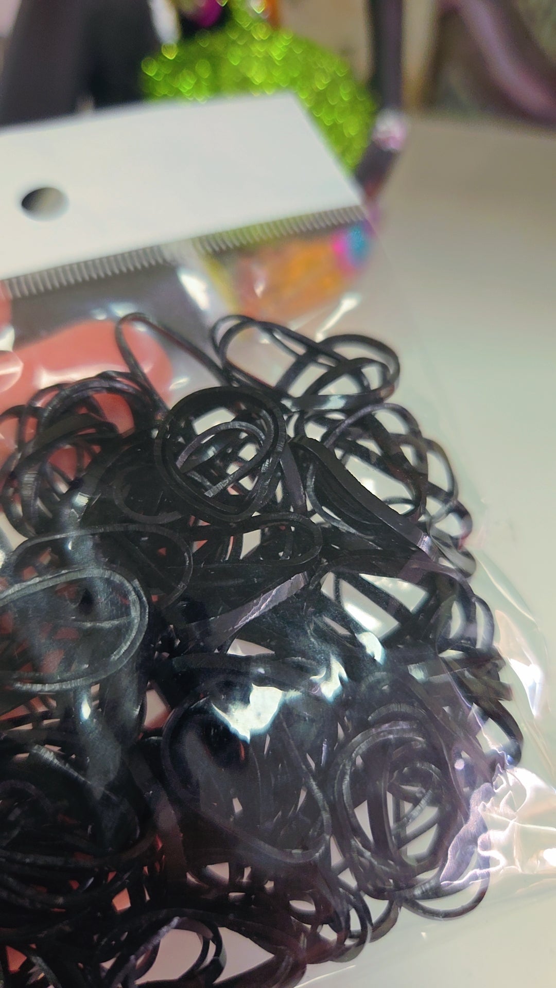 Élastiques noires solides
