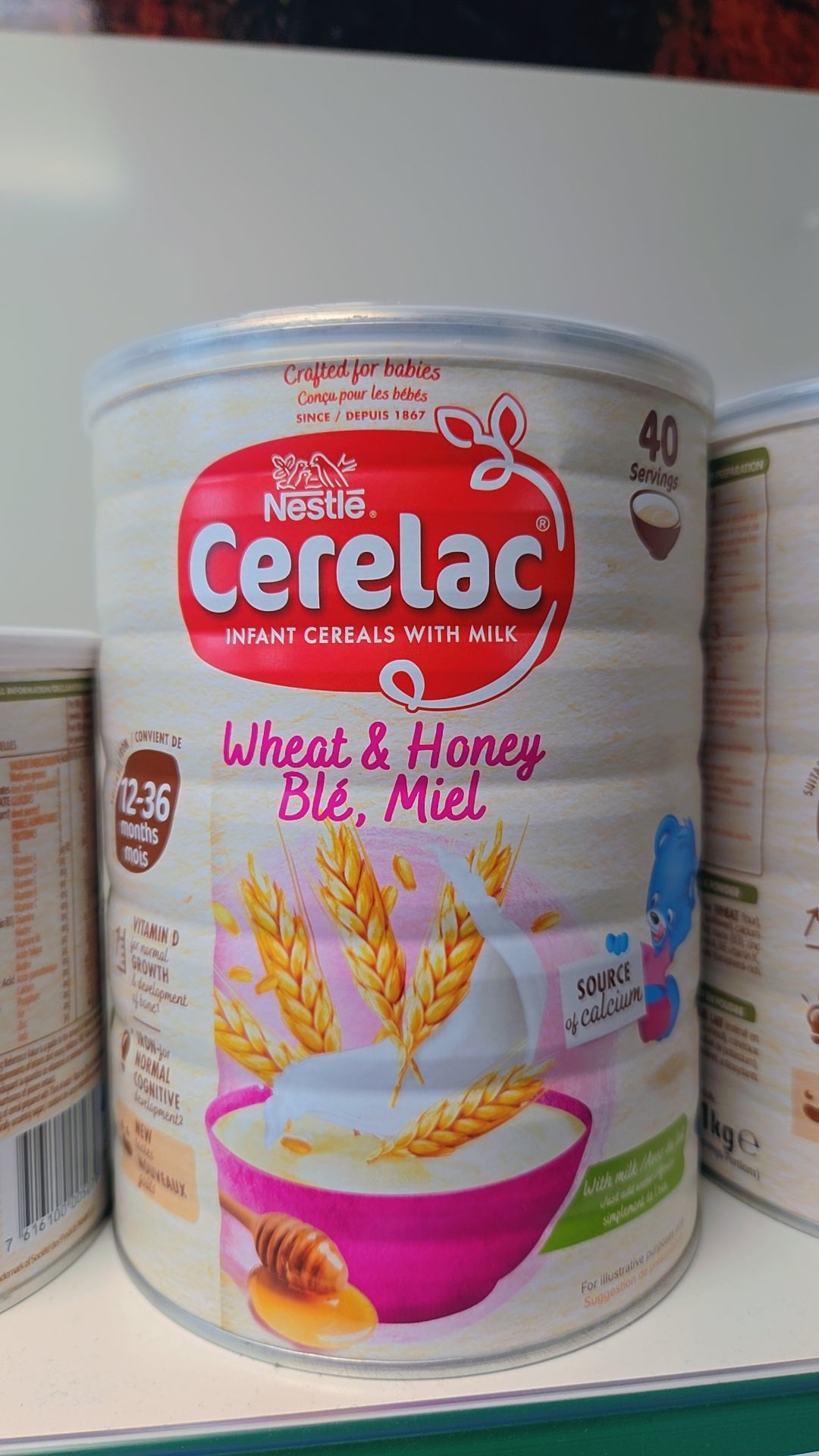 Cerelac grand format miel et blé